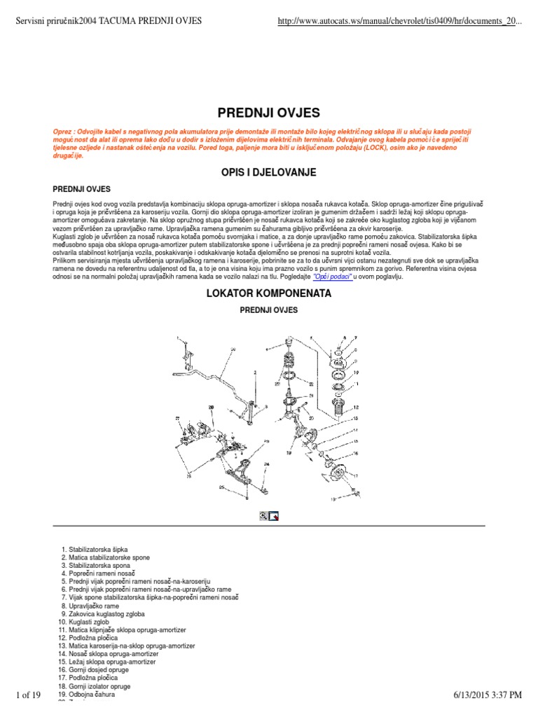 Service manual chevrolet