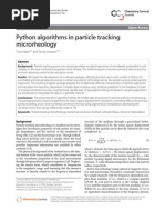 Python Algorithms in Particle Tracking