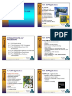 Introduction To DSP Processors