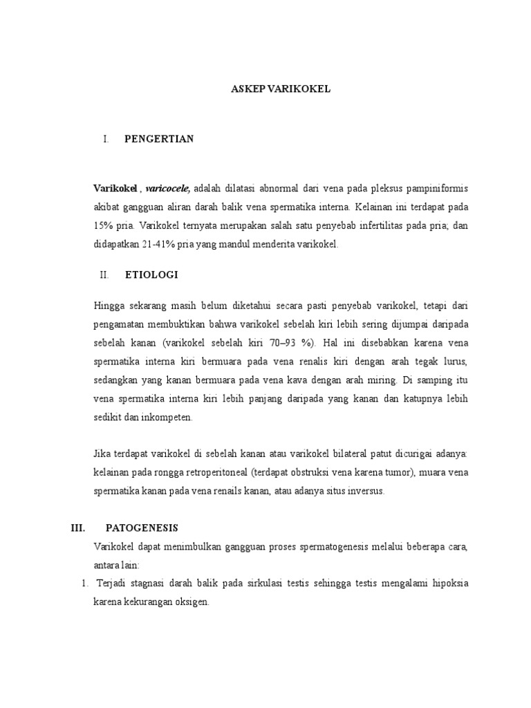  Askep Varikokel 