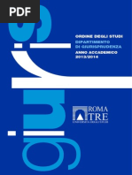 Dipartimento Di Giurisprudenza 2013 2014