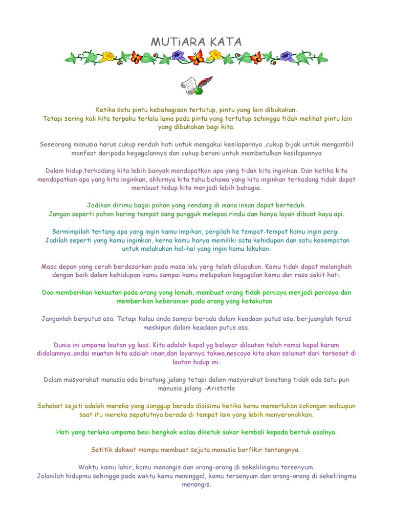 Mutiara Kata
