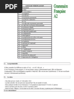 Grammaire DELF A2