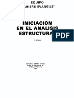 Varios (Equipo _Cahiers Evangile), InICIACIÓN en EL ANÁLISIS ESTRUCTURAL, 2da Edición, Cuaderno Bíblico 14, Ed. Verbo Divino, Estella (Navarra), 1980