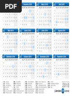 Calendario 2018
