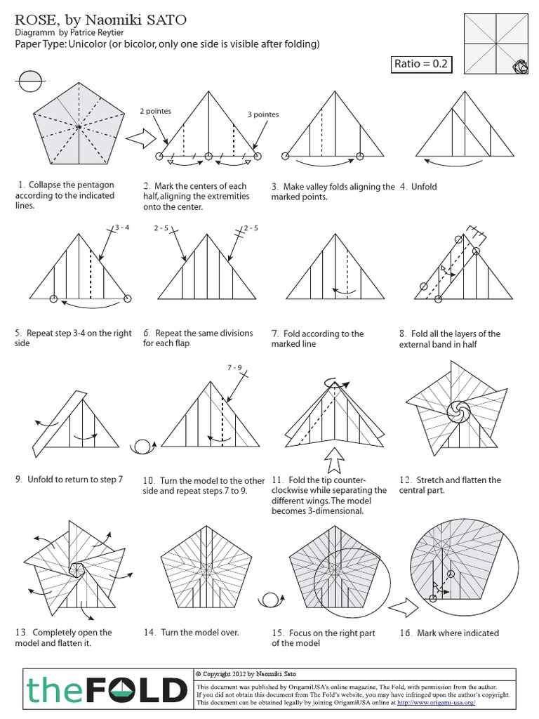 The Fold 19 Naomiki Sato Rose Diagram PDF