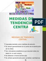 Medidas de Tendencia Central