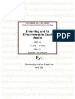 Download E-Learning and Its Effectiveness in Saudi Arabia by LooleeD SN27032197 doc pdf