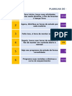 Planilha para Controle de Estudos VERSÃO BETA 1.2