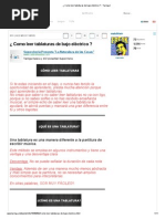 ¿ Como Leer Tablaturas de Bajo Eléctrico