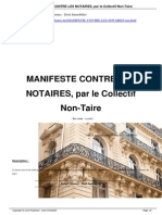 Manifeste Contre Les Notaires Par A3579