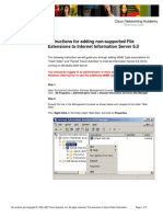 Configuration of MIME Types For IE