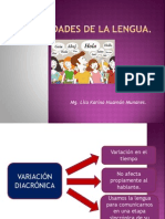 Variaciones de La Lengua