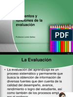 Momentos y Funciones de La Evaluación