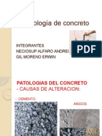 Patología de Concreto