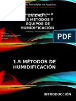 Métodos de Humidificación