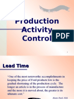 Production Activity Control