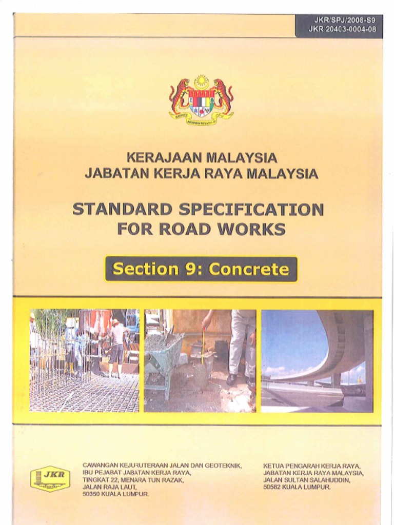 Jkr Section 9 Concrete