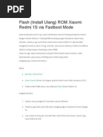Download Flash Redmi via Fashboot by shieswo rohmatulloah SN270355499 doc pdf
