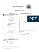 identificación de sistema de 1er orden