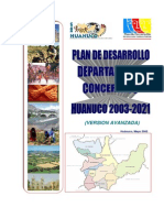 Plan de Desarrollo Concentrado - Huanuco