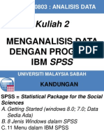 Statistik: Menganalisis Data Dengan Program IBM SPSS