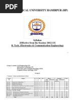 Ece Syllabus Hptu