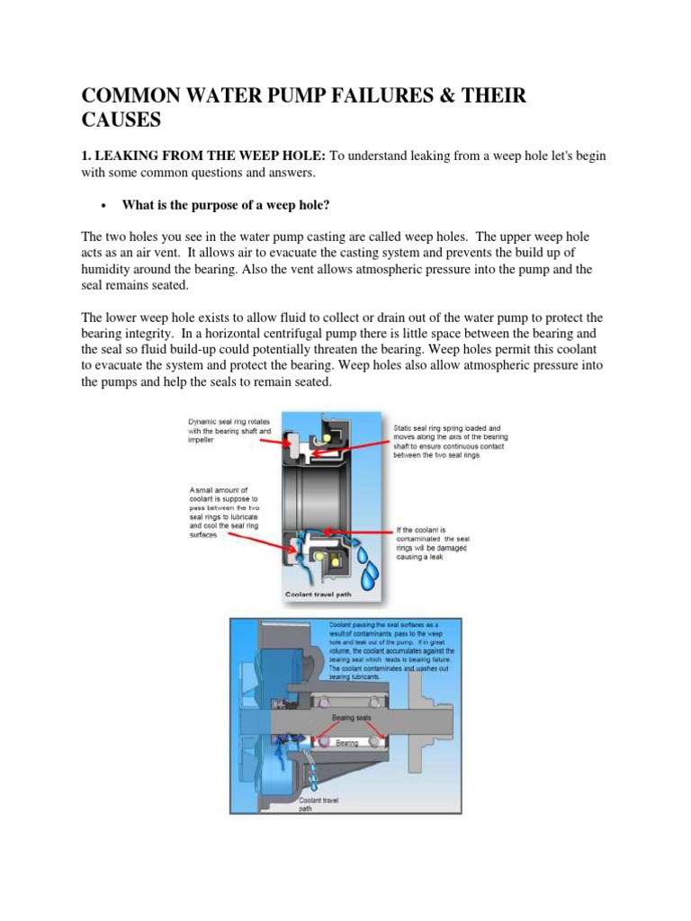 Common Water Pump Failures Pump Corrosion