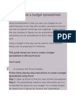 This Guide Shows You How To Create A Budget Spreadsheet in Microsoft Excel