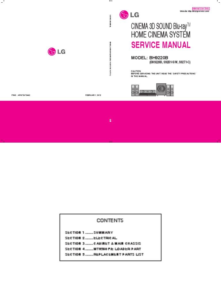 LG_BH9220B | Television | Blu Ray