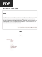 Download Supernatural Series Spells by Christophe Beck SN270368975 doc pdf
