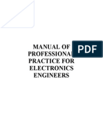 Manual for Professional Practice