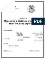 Measuring Long Distances Using Ranging Rods and Multiple Tape Measurements