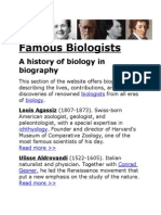 Famous Biologists