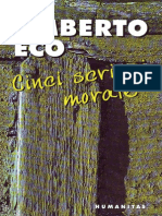 Eco Umberto Cinci Scrieri Morale 2005