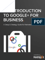 An Introduction To Google+ For Business: A Setup & Strategy Guide For Marketers