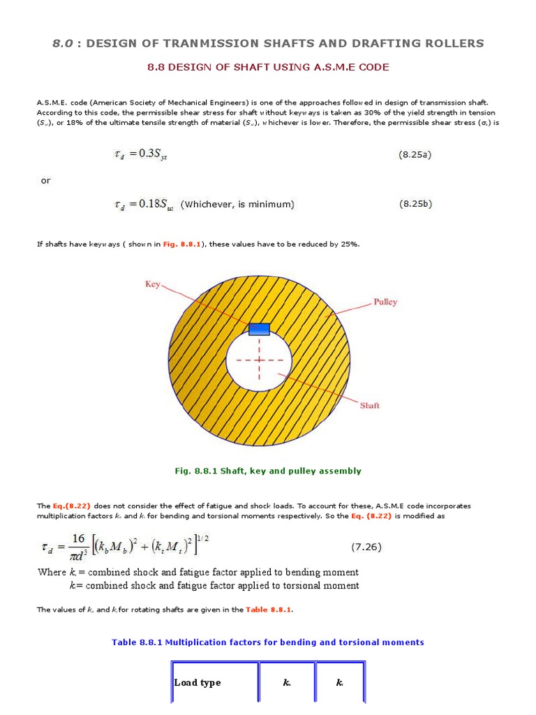 Shaft NPTEL | PDF | Strength Of Materials | Bending