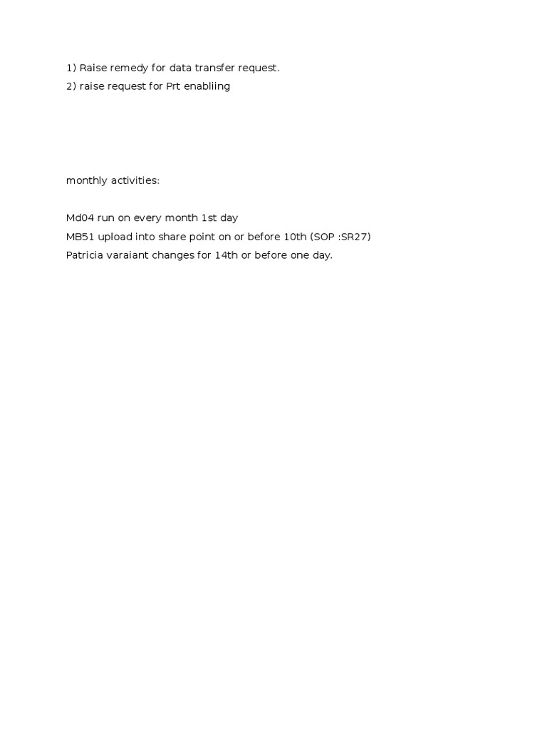 Data Transfer Request Procedures | PDF