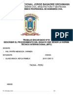 Describir El Procedimiento Del Ensayo CBR Según La Norma Técnica Internacional (MTC)