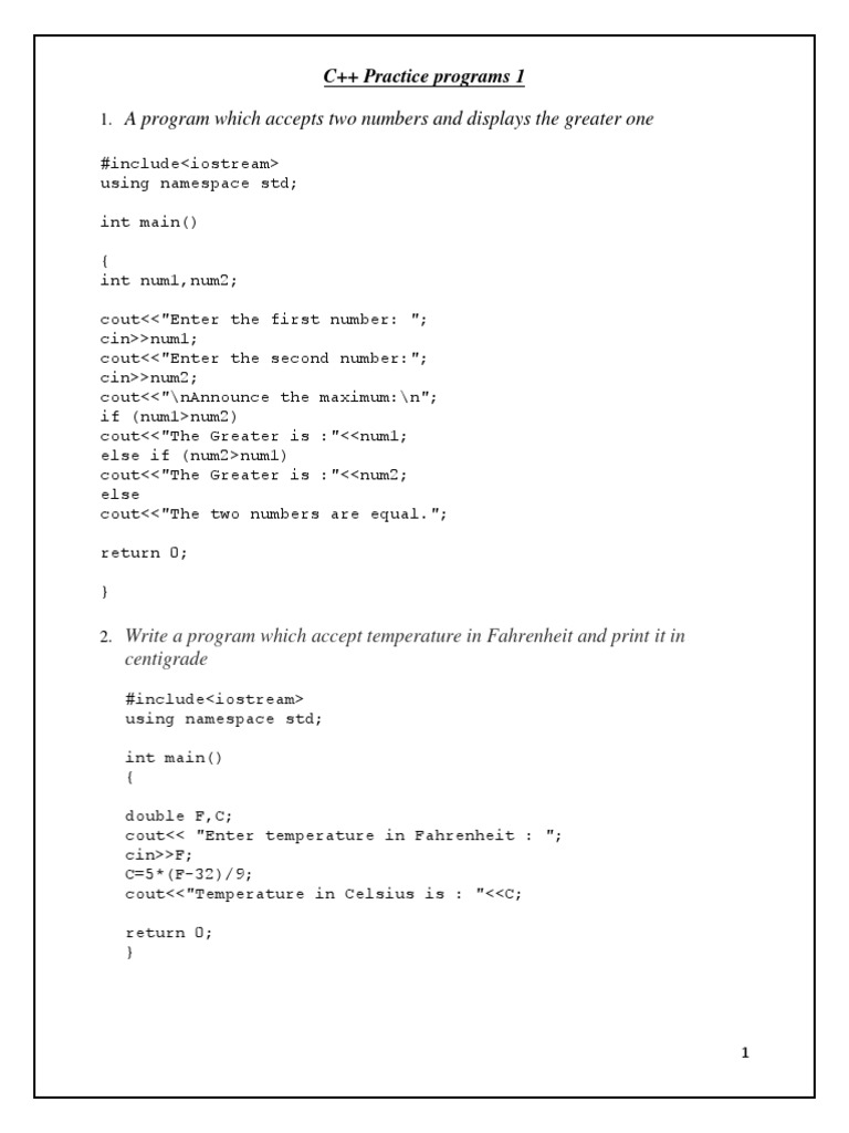 C++ Practice Problems | Quadratic Equation | Numbers