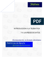 Introduccion a La Telematica y Redes de Datos Telefonica