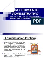 Procedimiento Administrativo Generales Clases 29nov14