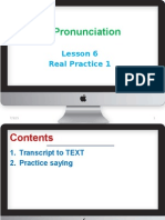 English Pronunciation-Lesson 6