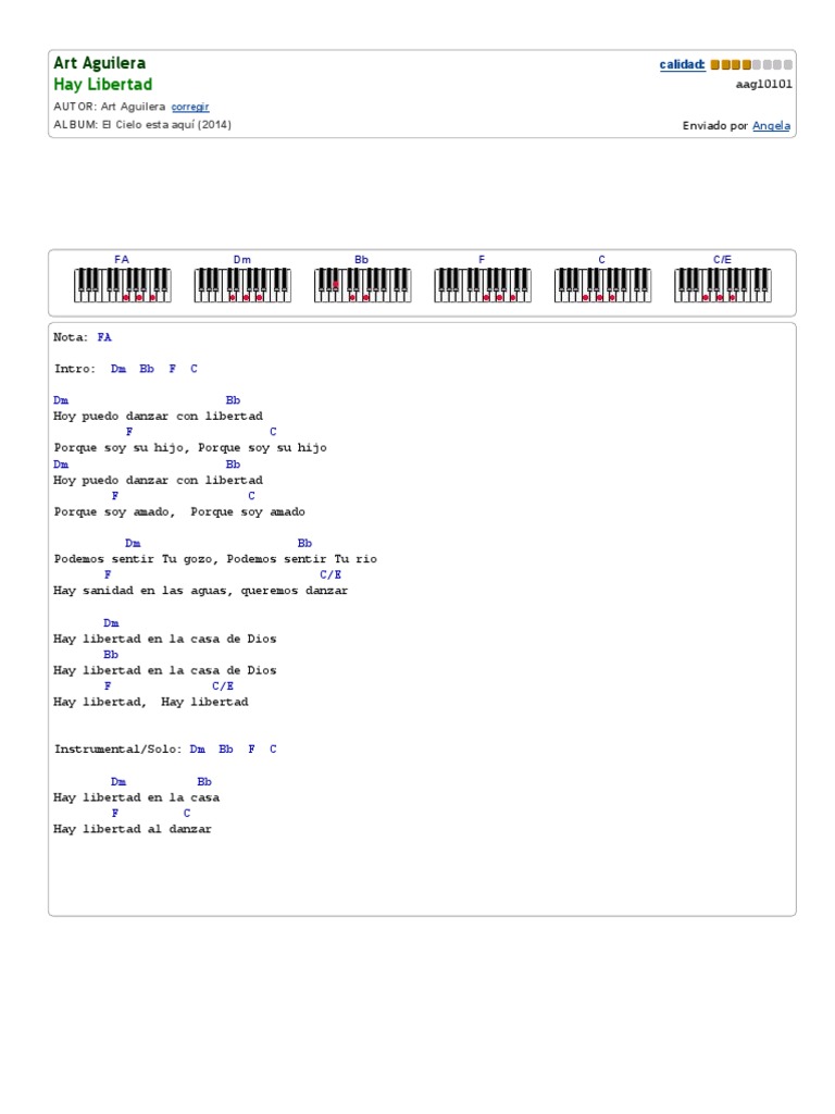 Letra Hay Libertad