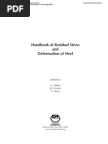 Handbook of Residual Stress and Steel Deformation