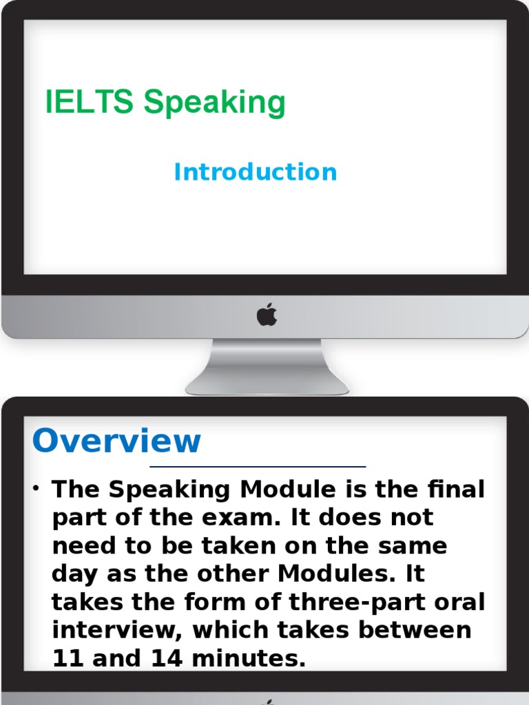 IELTS Speaking Intro | PDF | International English Language Testing ...