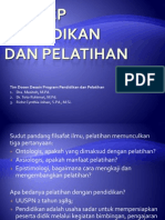 Konsep Pendidikan Dan Pelatihan