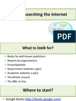 Tips for Searching Online