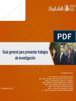 Guía General Para Presentar Trabajos de Investigación 2014