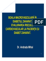 CURS 03.1-Boala Macrovasculara Si Riscul CV in DZ